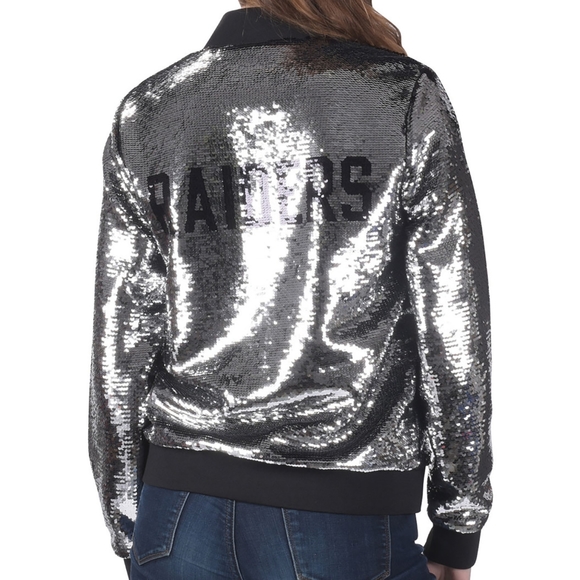 Las Vegas Raiders Sequin Jacket - Picture 2 of 5